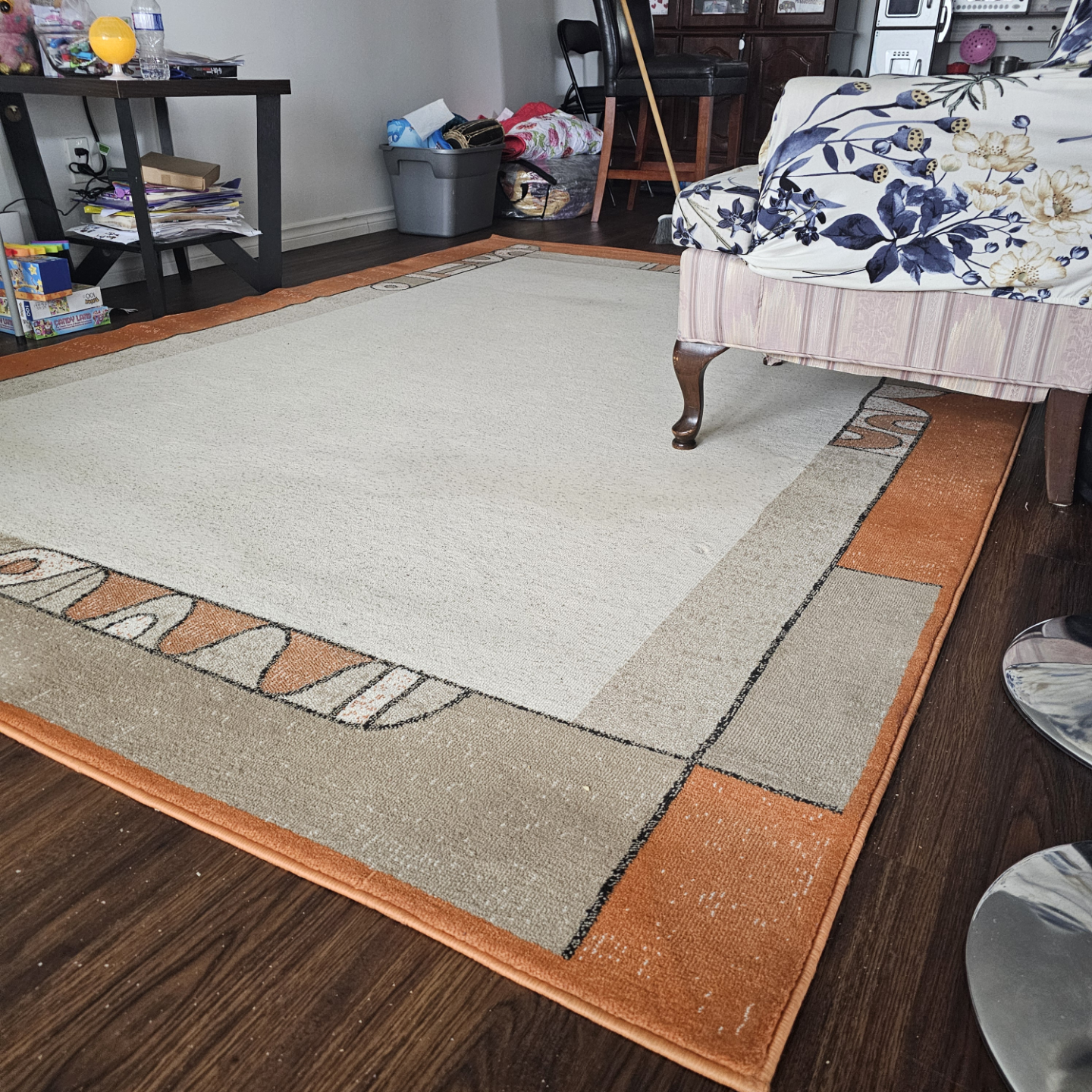 Large Area Rug - Beige and Orange - photo 2