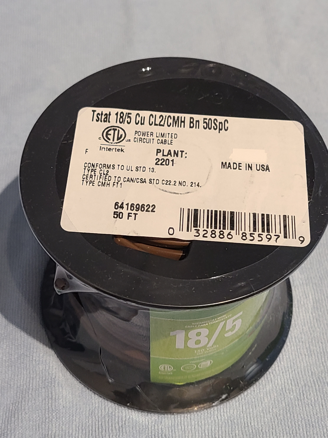 Southwire 64169622 Thermostat Wire 18/5, 50 ft - Brand New - photo 2