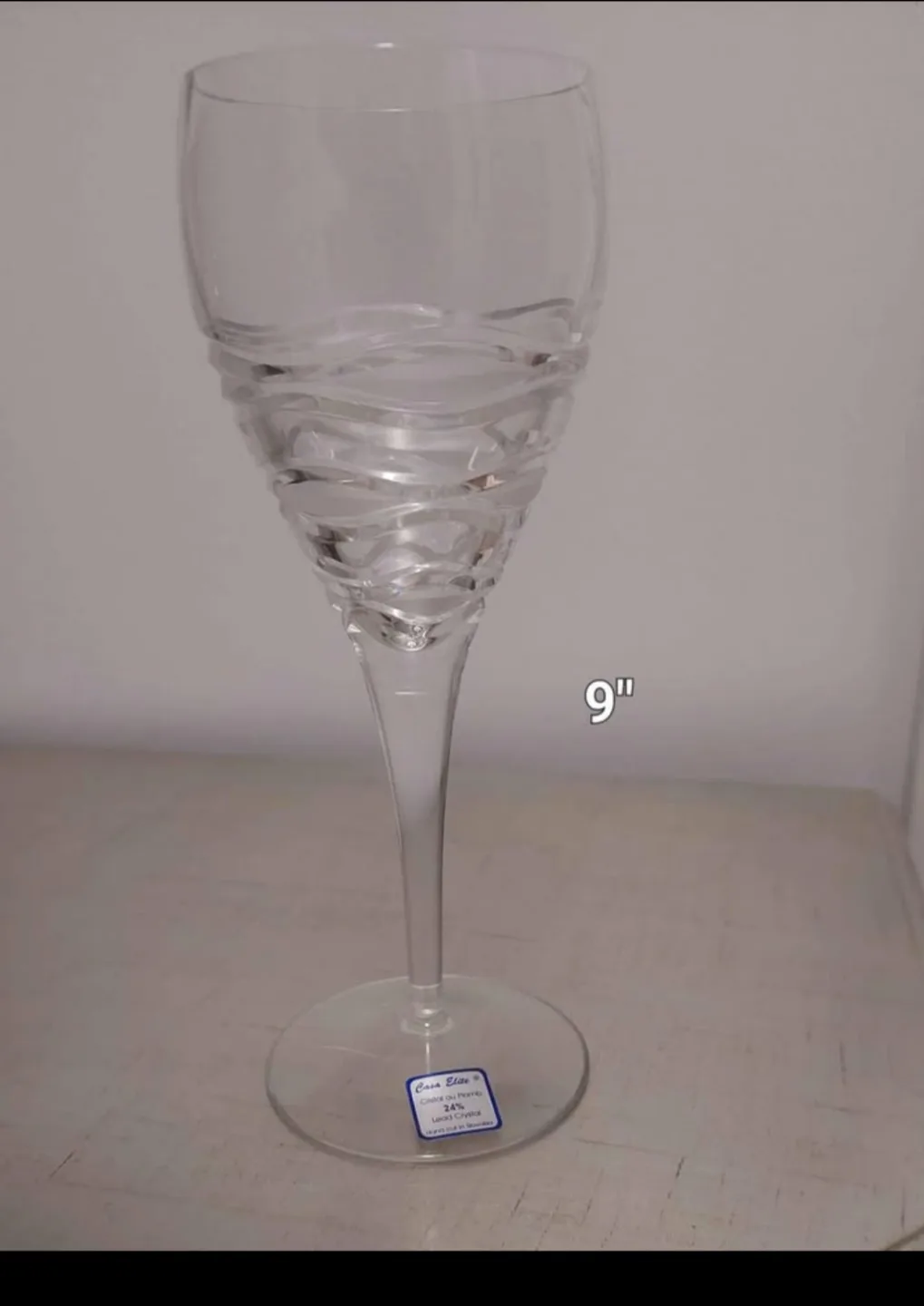 Casa Elite 24% Lead Crystal Wine Glass thumbnail