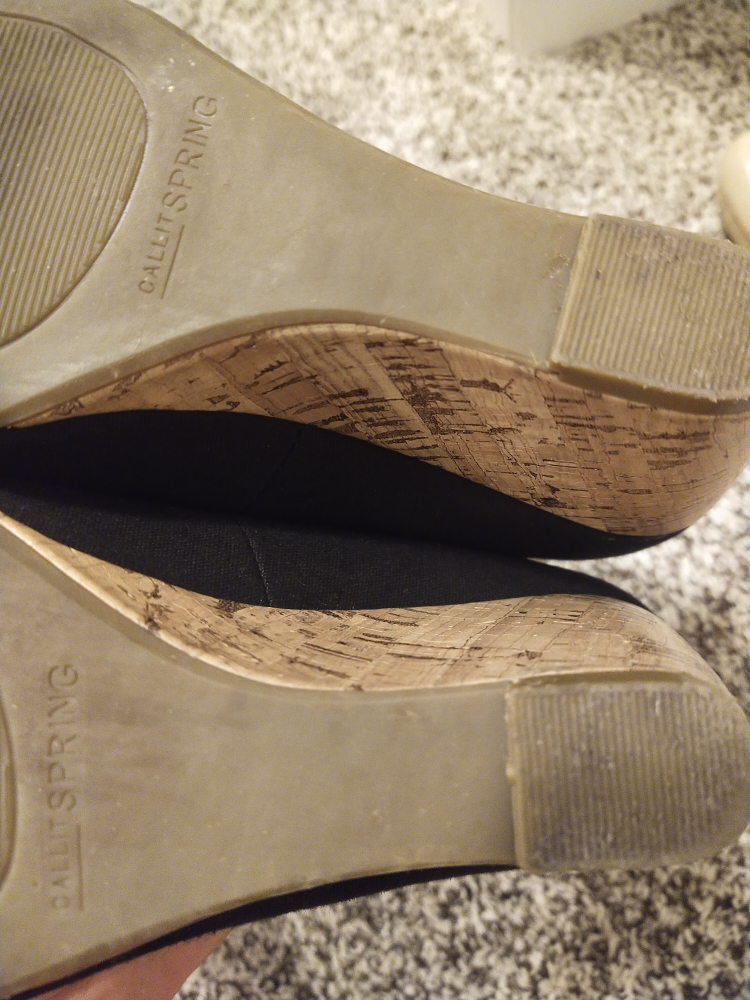 Gallant Spring Black Wedge Heels - photo 2
