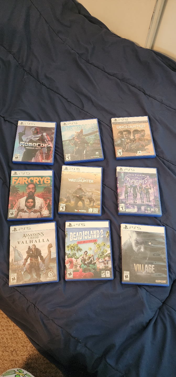 Bundle of 8 PlayStation 5 Games