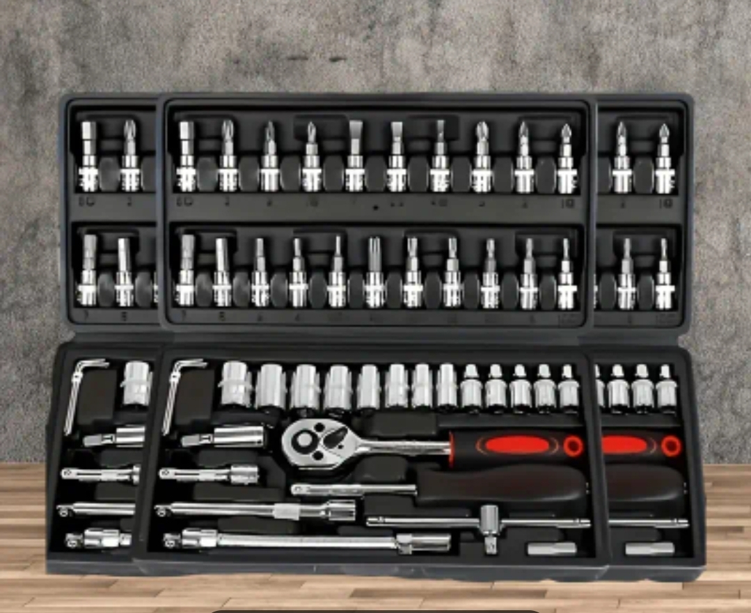 NEW 46-Piece Socket Wrench Set