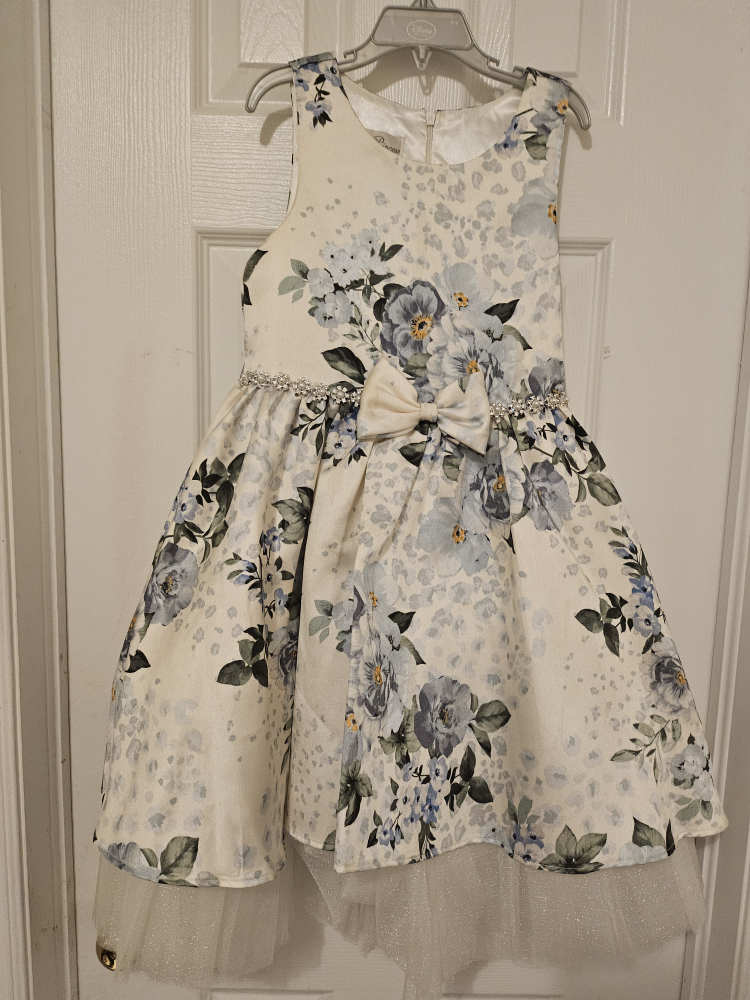 Girls' Floral Party Dress Size 7