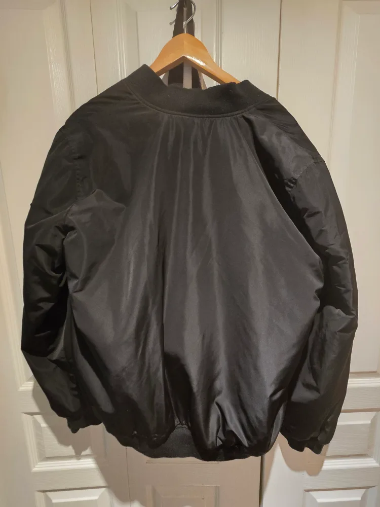 Joe Fresh Men's Black Bomber Jacket - Size Large image indicator(3)