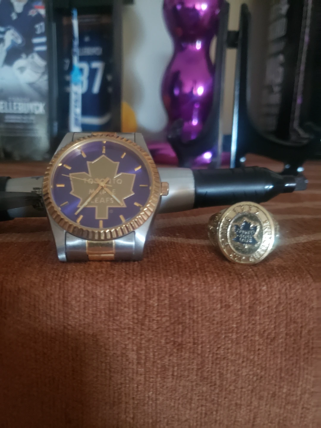 Toronto Maple Leafs Watch and Ring Set