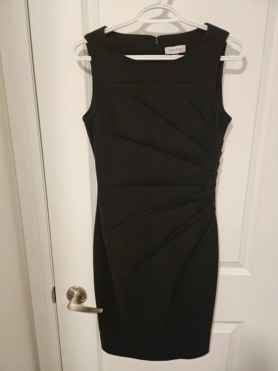 Calvin Klein Black Sleeveless Dress Size 6 thumbnail