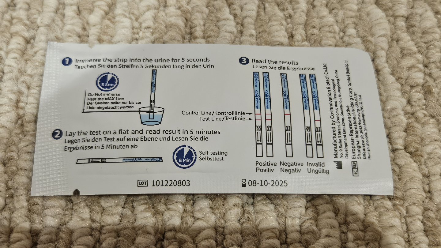 MomMed Pregnancy Test Kit - (13 test strips, 29 urine cups) - photo 4