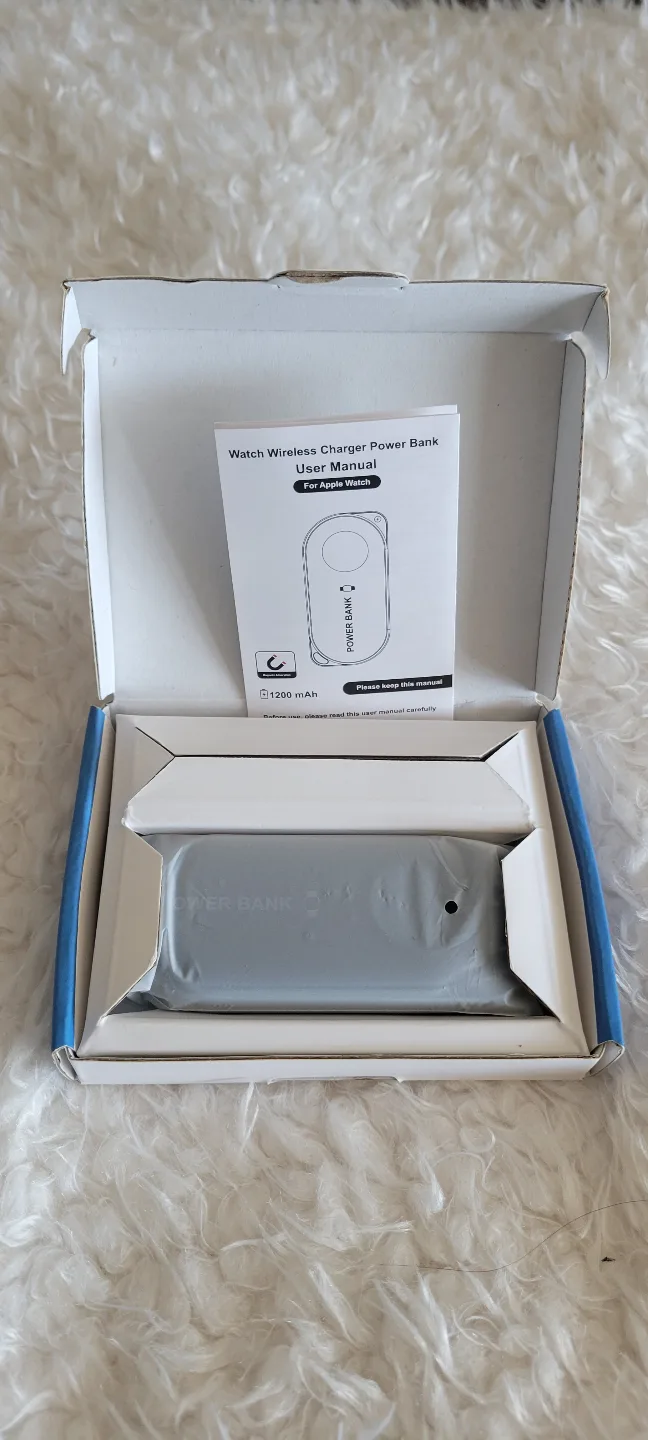 Portable Wireless Charger Power Bank for Apple Watch image indicator(2)