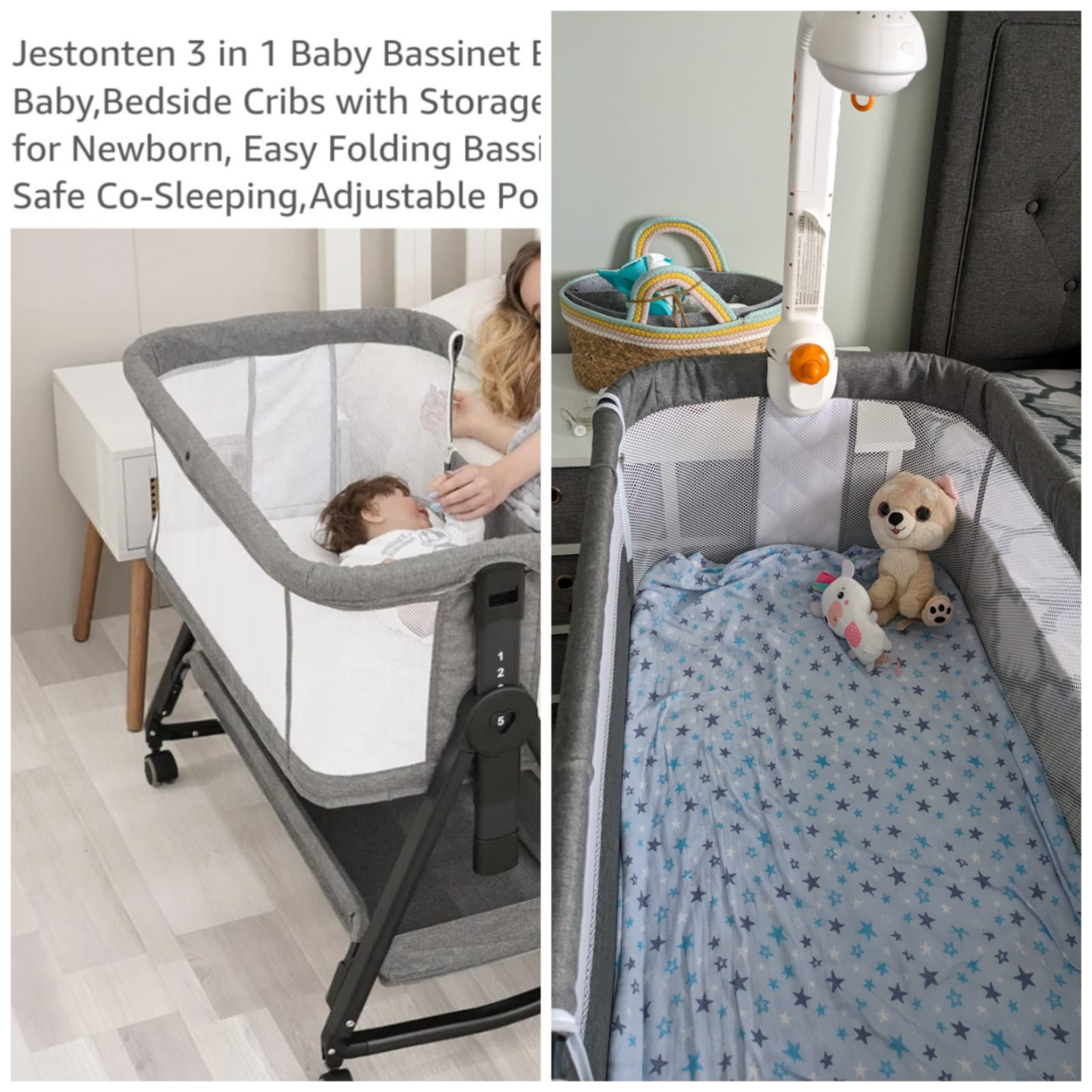 Moving out Sale - Jestonten 3-in-1 Baby Bassinet & Crib