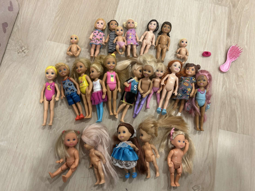 Lot of Barbie Chelsea Dolls