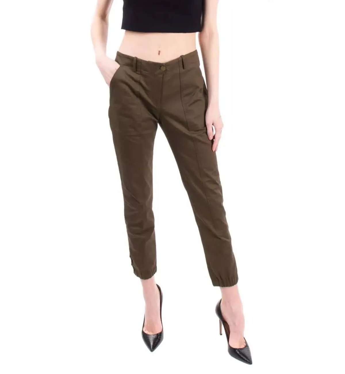 Authentic Veronica Beard Olive Green Culottes thumbnail