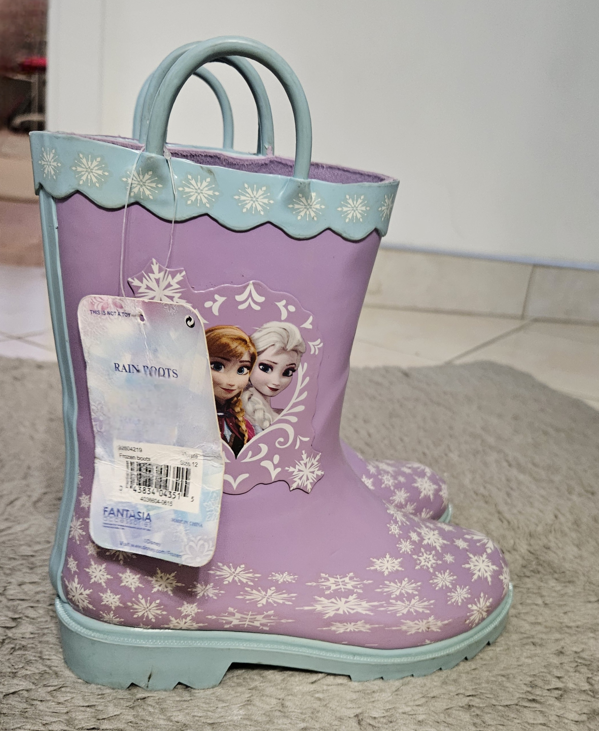 Frozen Rain Boots - Size 12