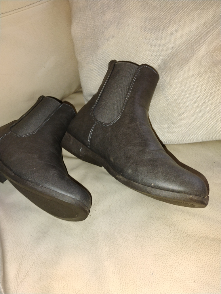 Women's Grey Ankle Boots - photo 2