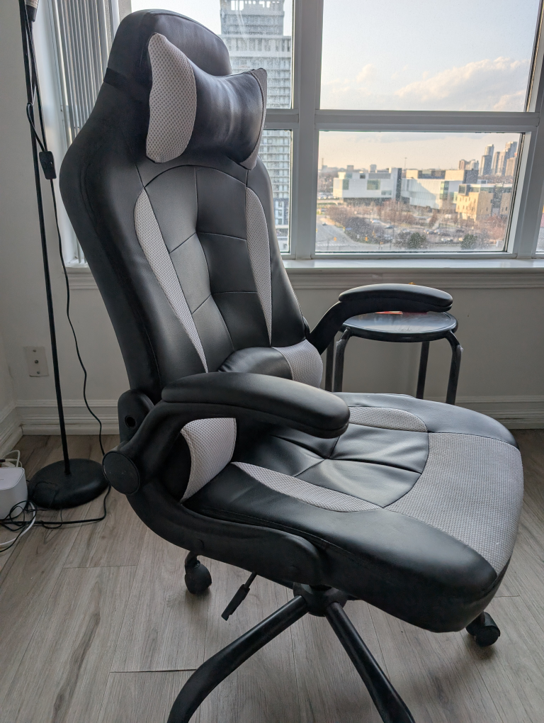 Gaming/Office Chair - Black and Grey - photo 3