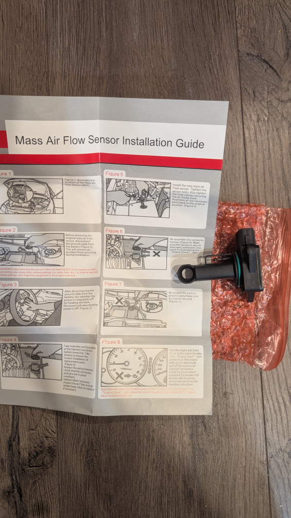 New Mass Air Flow Sensor - ECCPP 22680-AA310 - photo 5