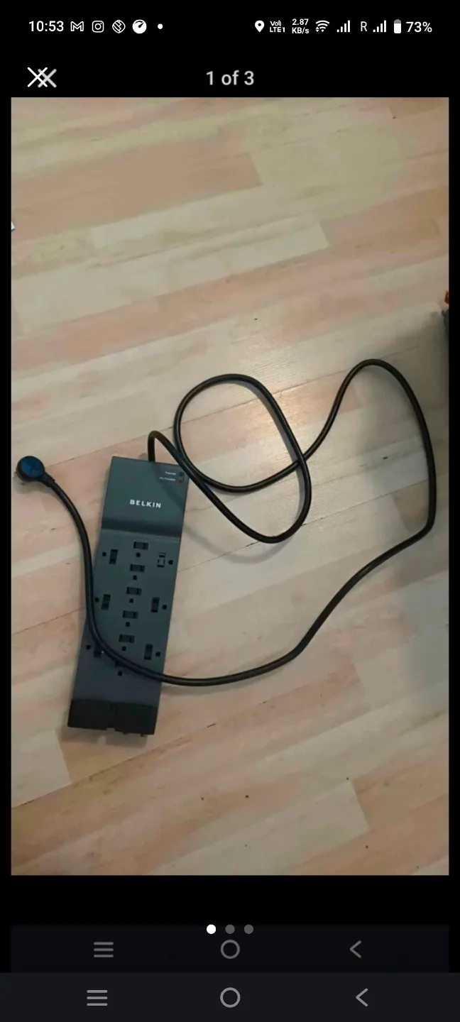 Belkin Surge Protector Power Bar thumbnail