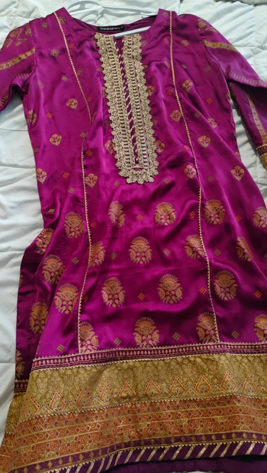 Two beautiful embroidered Kurti thumbnail