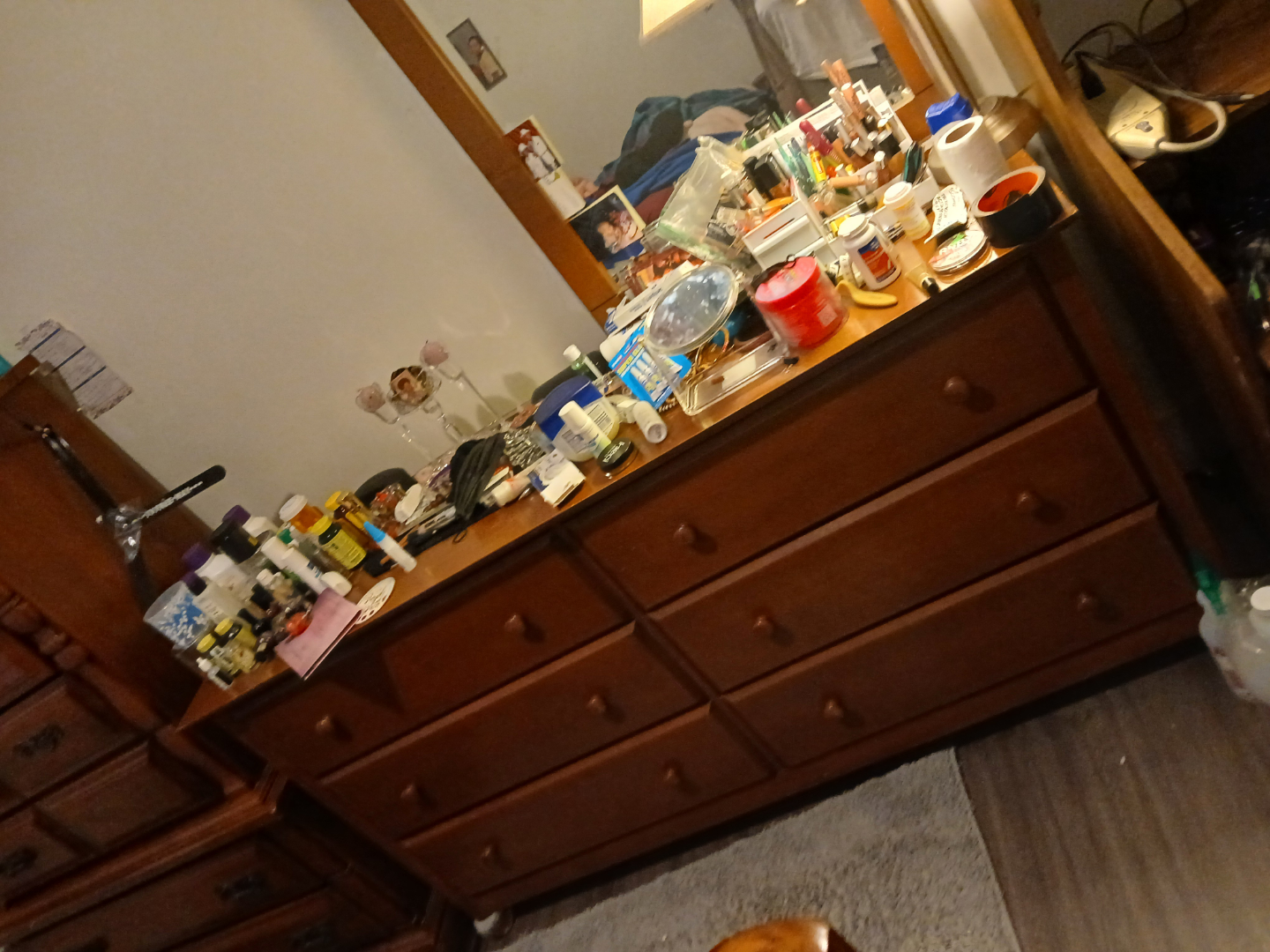 Wooden long-6-Drawer Dresser - photo 2