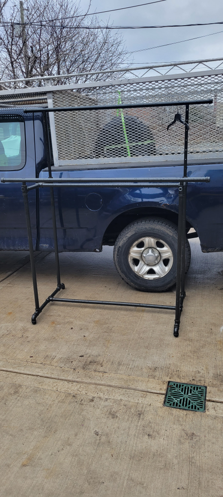 Black Metal Garment Rack