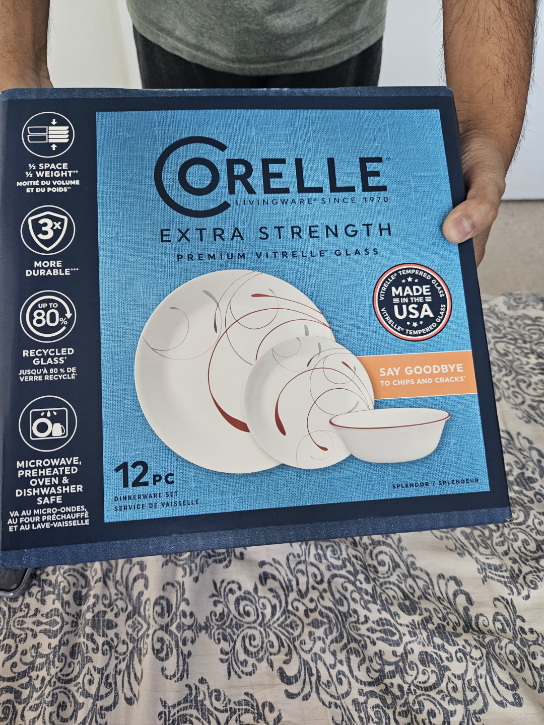 Corelle Splendor 12-Piece Dinnerware Set