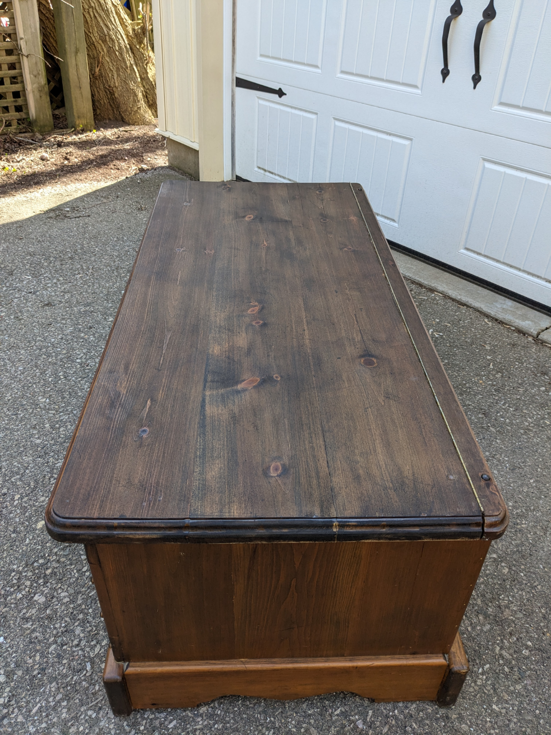 Large Solid Pine Cedar Lined Chest - photo 2