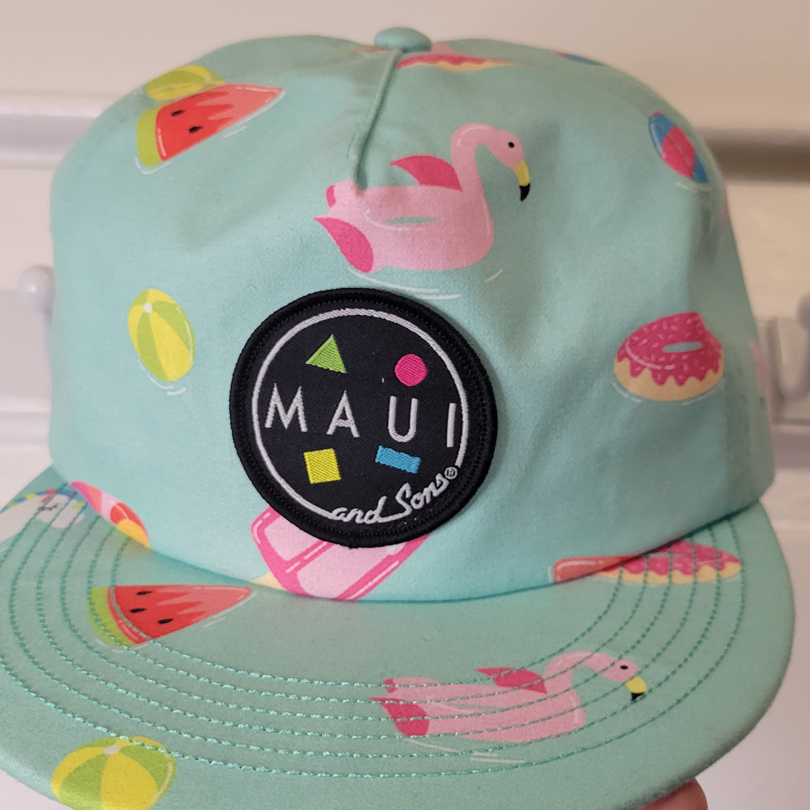 Mint Green Maui and Sons Flip Up Hat - New Condition - photo 5