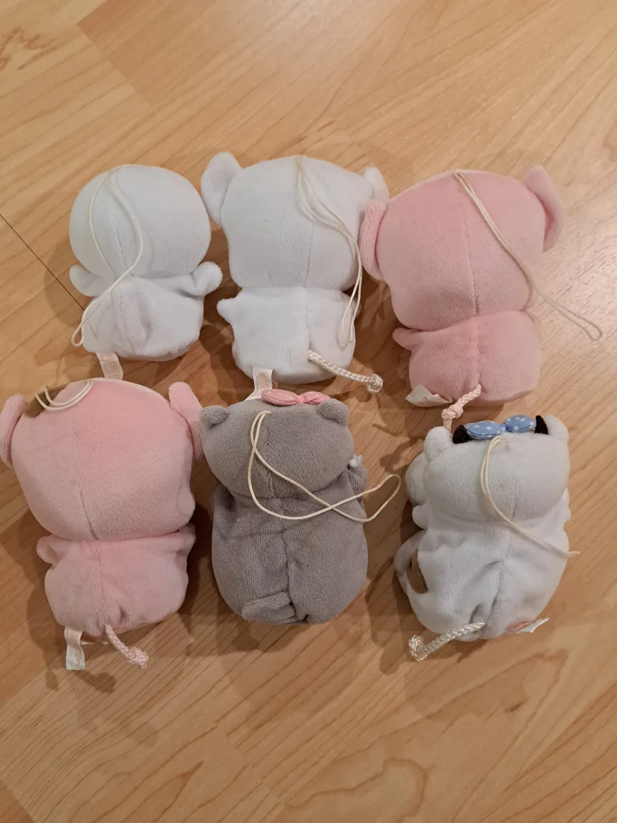 Set of 6 Adorable Animal Beanie Toys image indicator(3)