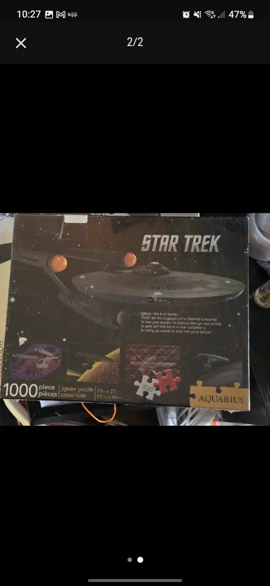 Star Trek U.S.S. Enterprise 1000 Piece Jigsaw Puzzle image indicator(2)