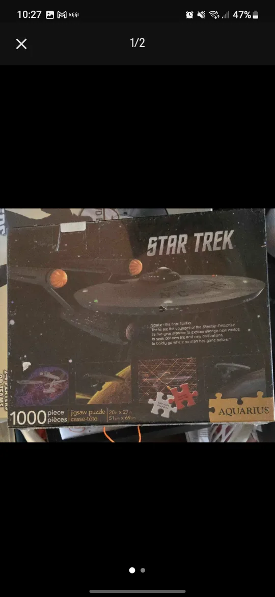 Star Trek U.S.S. Enterprise 1000 Piece Jigsaw Puzzle image indicator(3)