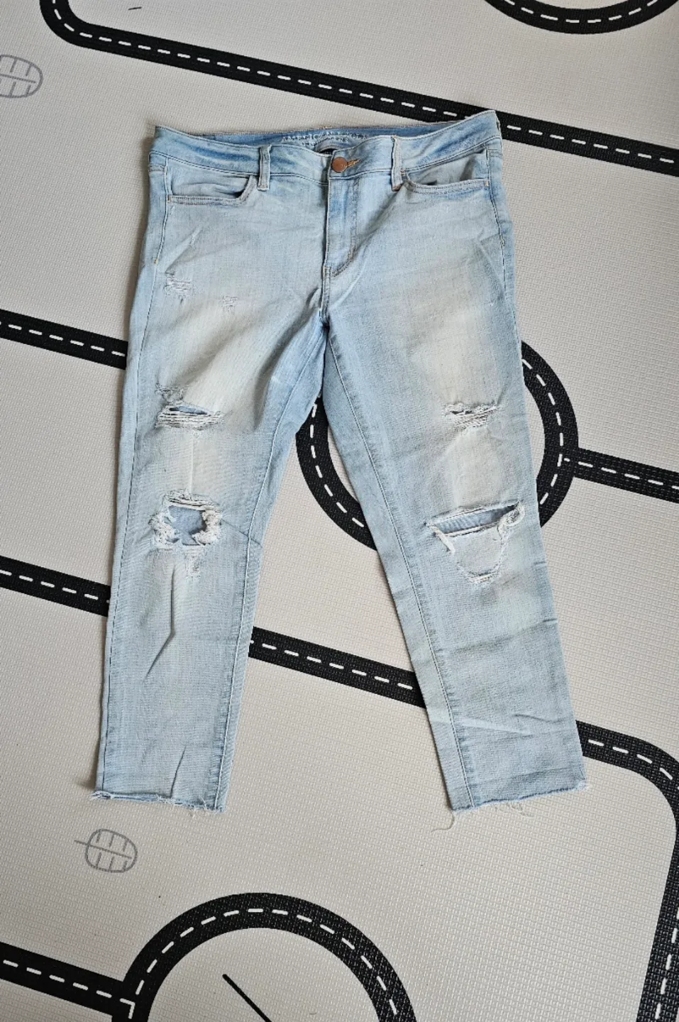 American Eagle Outfitters Jeggings - Light Wash - Size 2 image indicator(2)