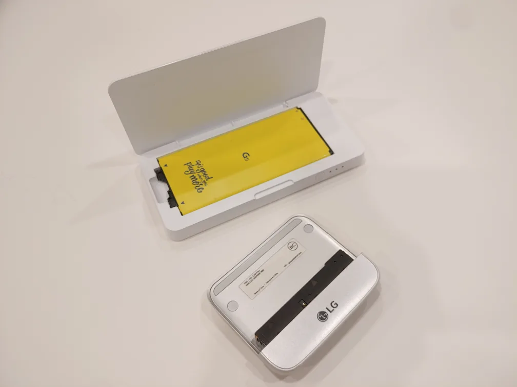 LG G5 phone accessories battery pack/ camera attachment image indicator(2)