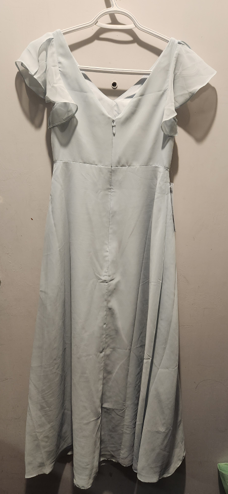 Beautiful Light Blue Midi Dress - photo 2