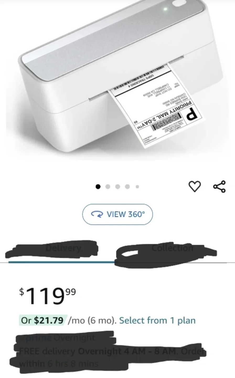 Zoolion 241BT Thermal Label Printer - Compact and Efficient image indicator(2)