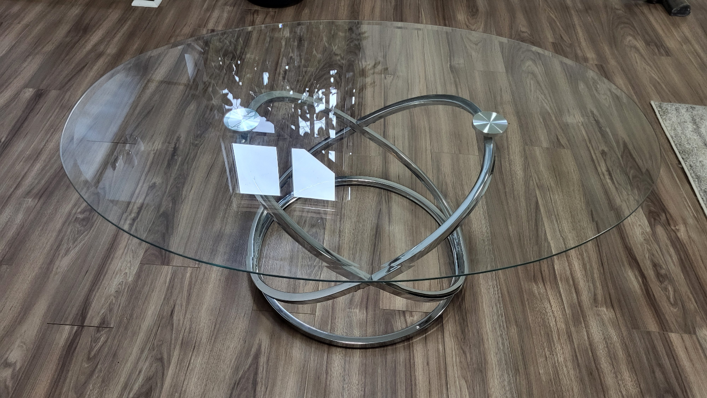 Glass side table - photo 2