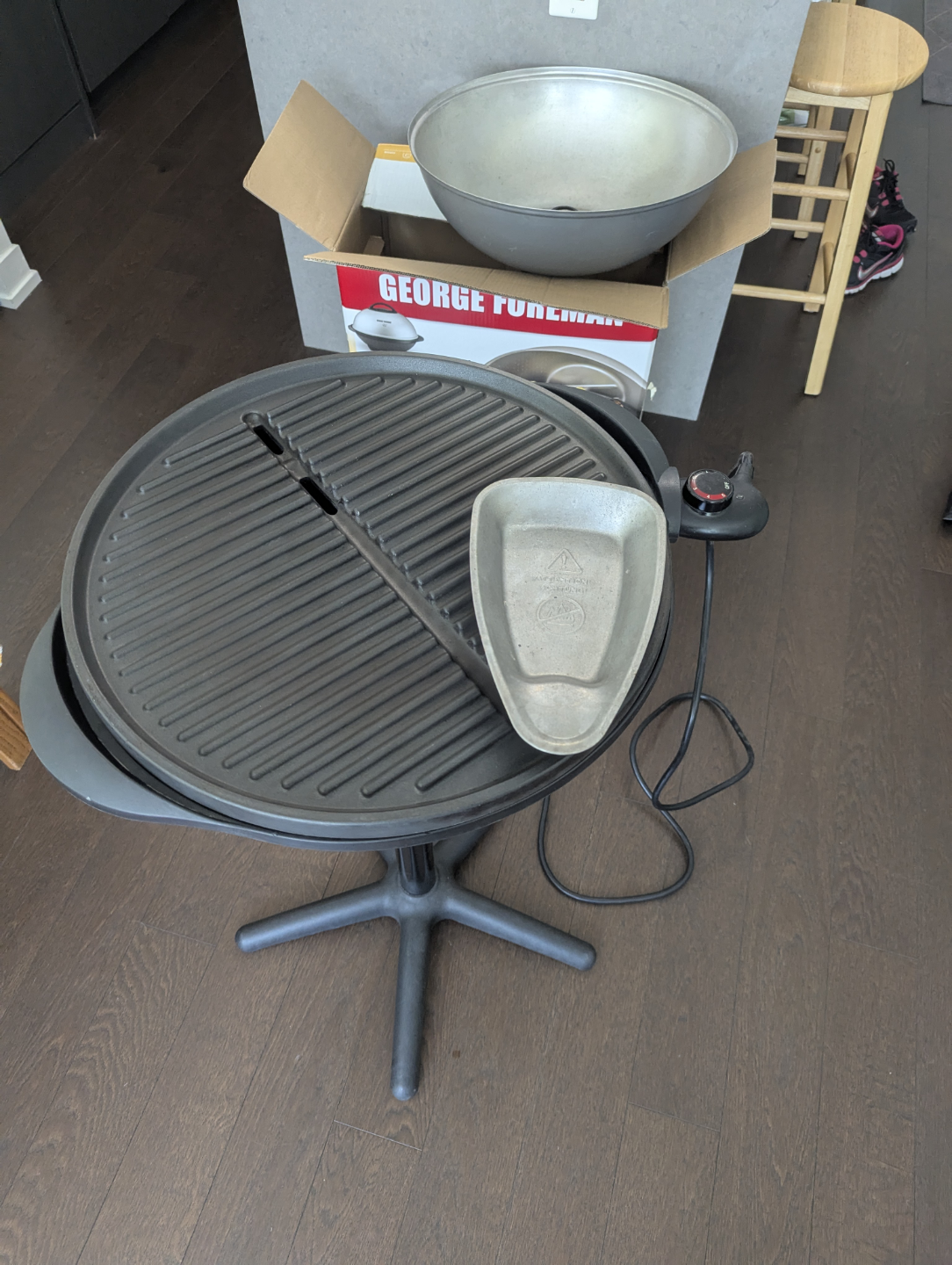 George Foreman 15-Portion Indoor/Outdoor Electric Grill - photo 4