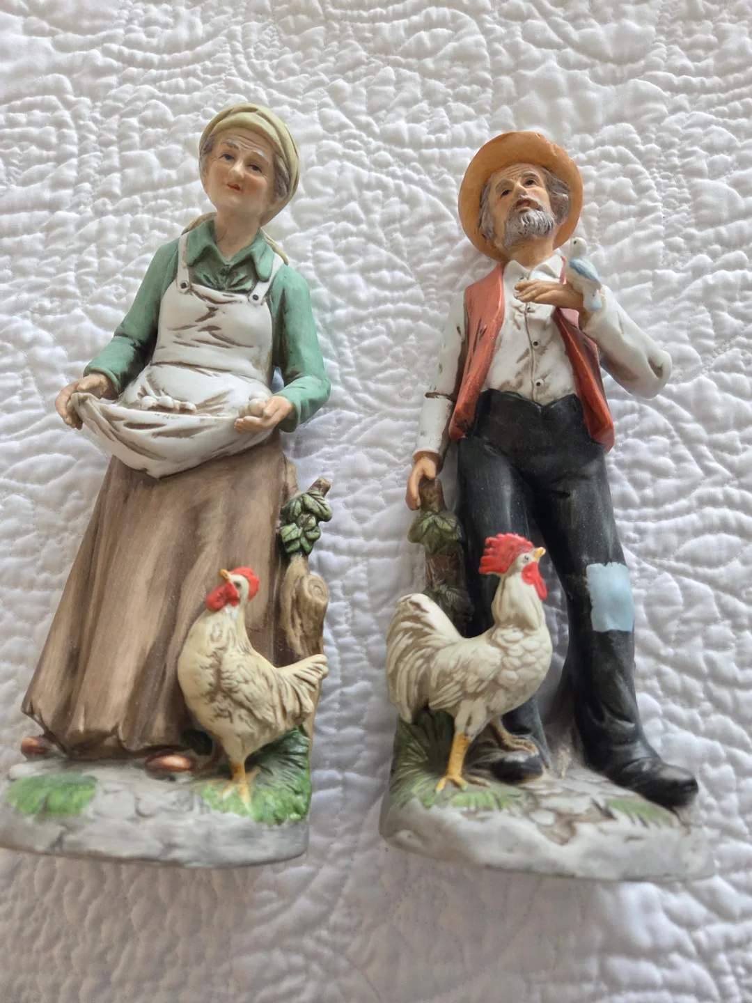 Vintage Porcelain Farmer Figurines thumbnail