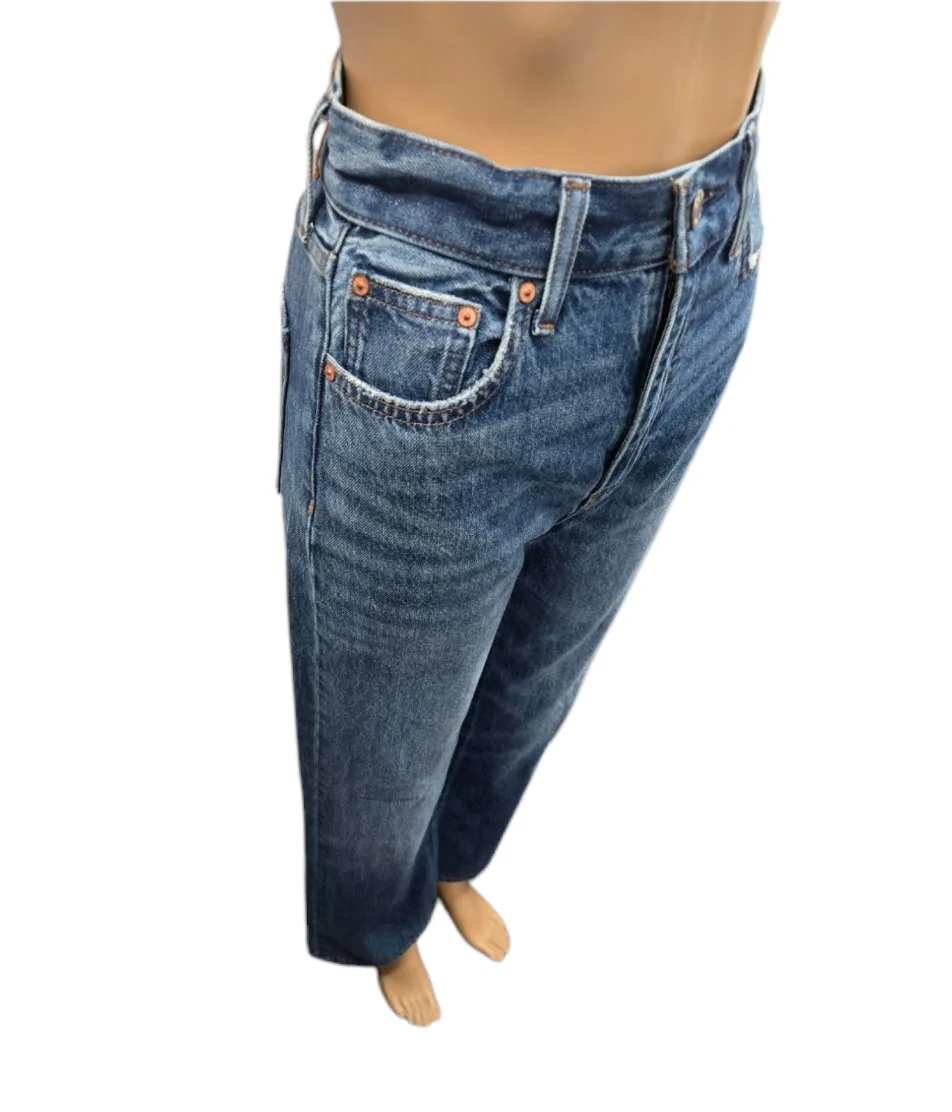 Aritzia Denim Forum The 90's Winona Hi-rise Wide Jean Size 24 image indicator(5)