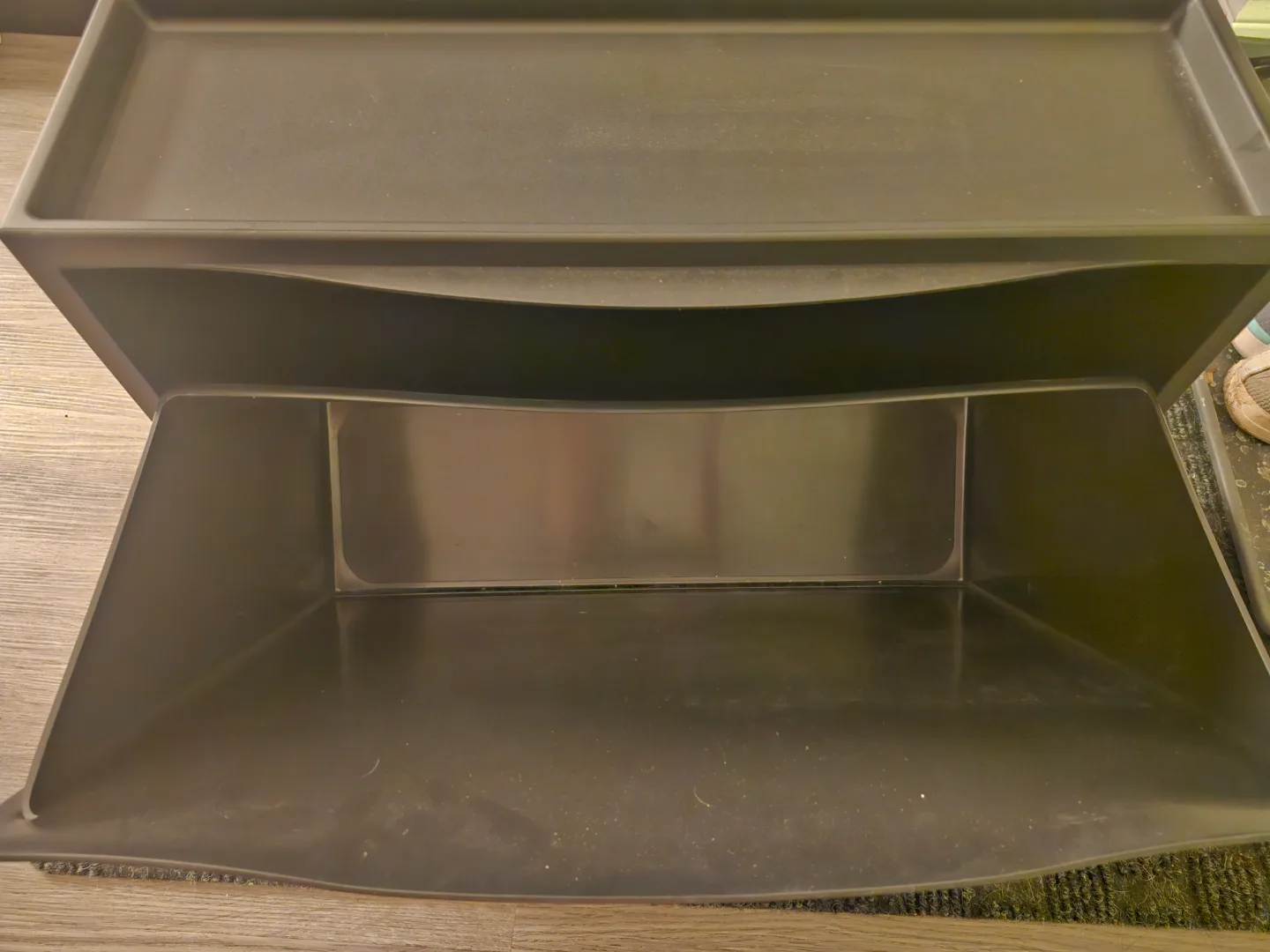 Black Plastic Ikea shoe storage thumbnail