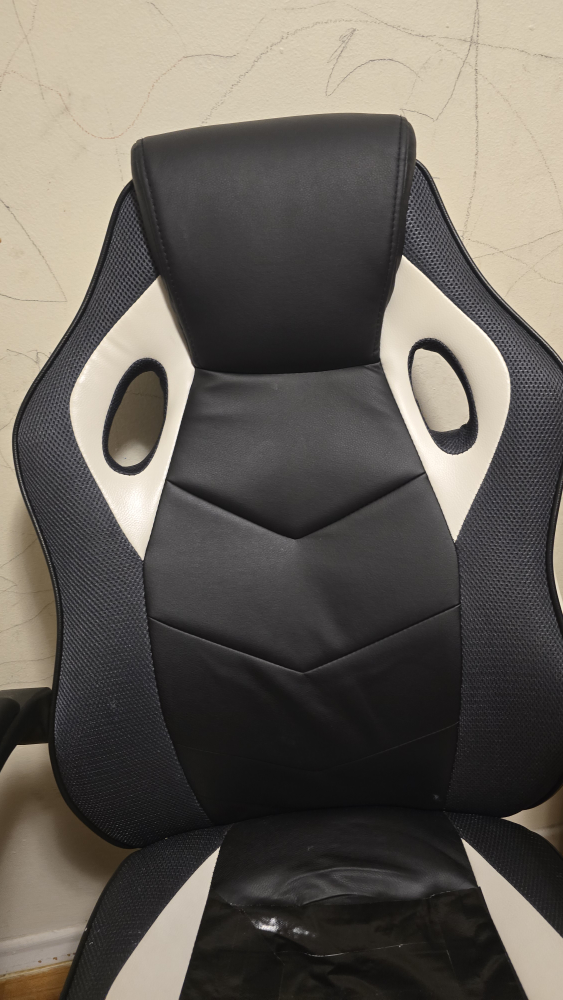 Gaming Chair - Black and White