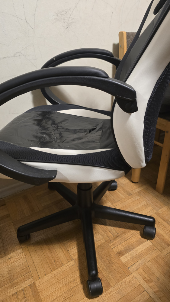 Gaming Chair - Black and White - photo 3