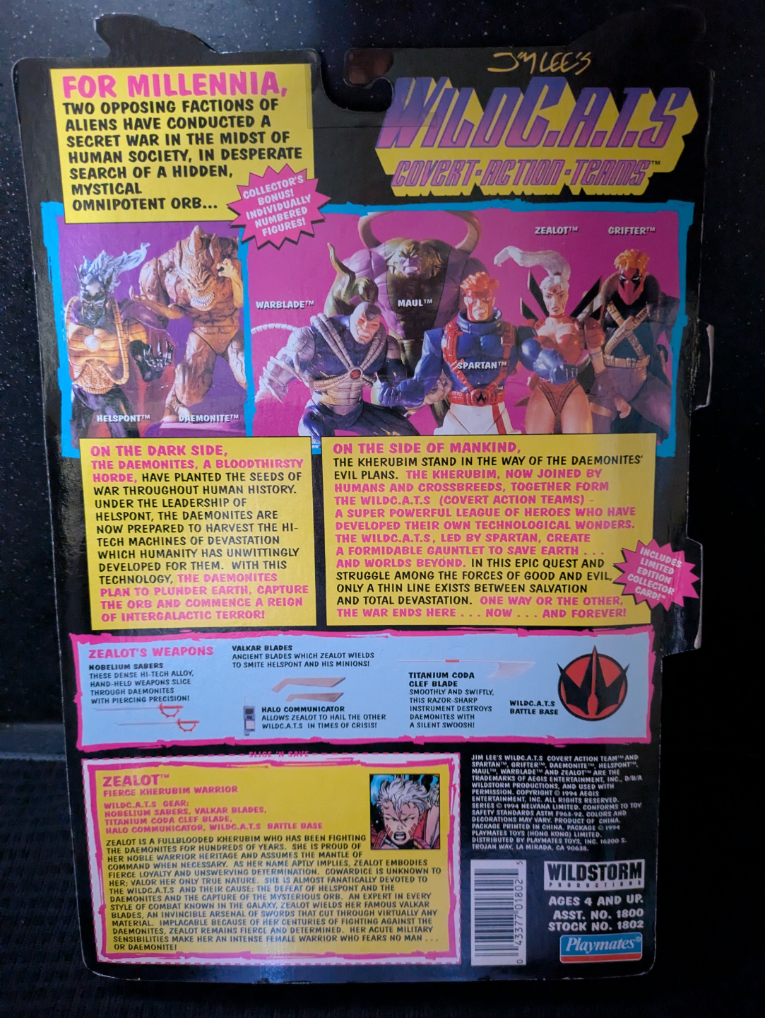 WILDC.A.T.S  Zealot Action Figure - photo 2