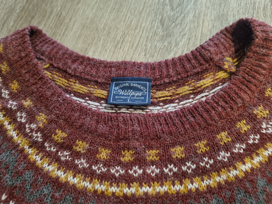 Women's Burgundy Fair Knit Sweater - photo 2