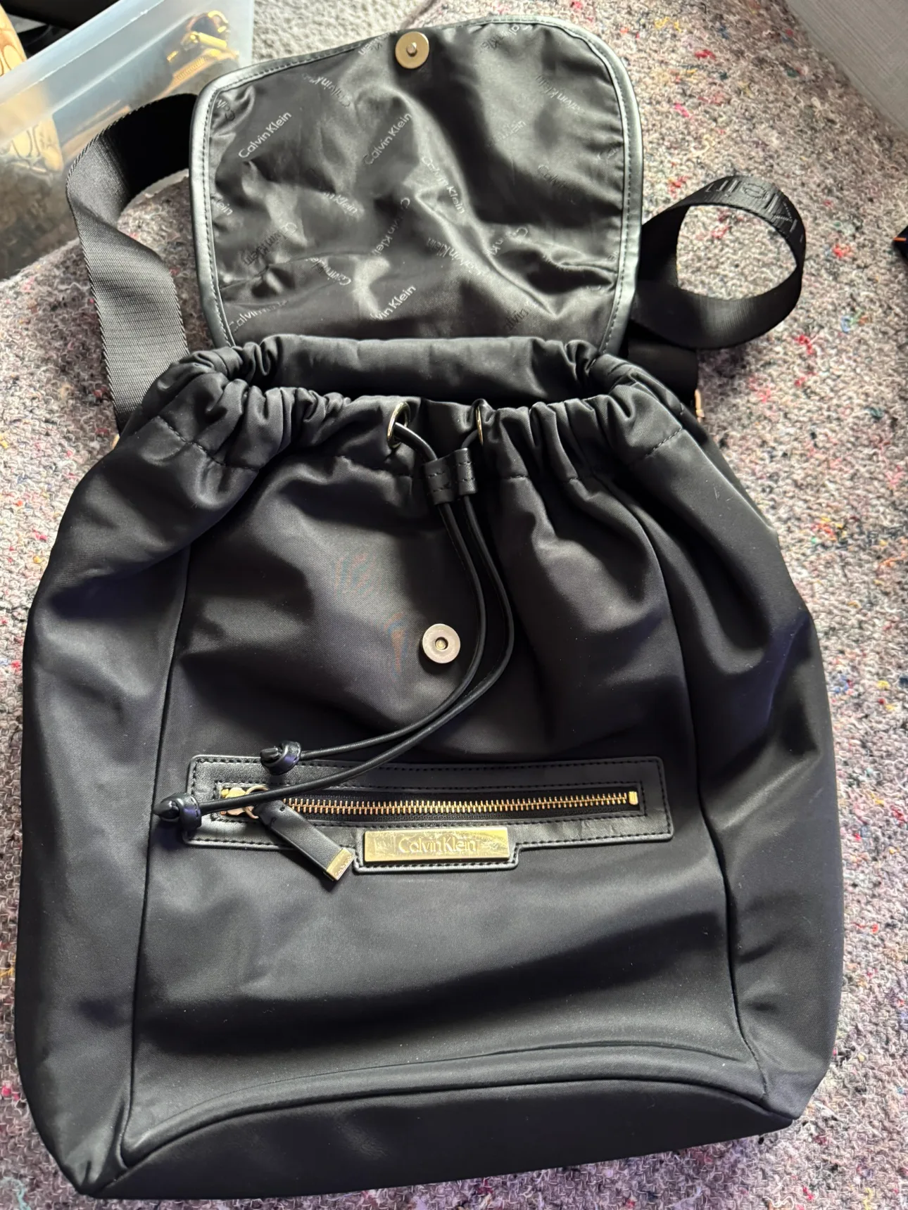 Calvin Klein Black Backpack image indicator(2)