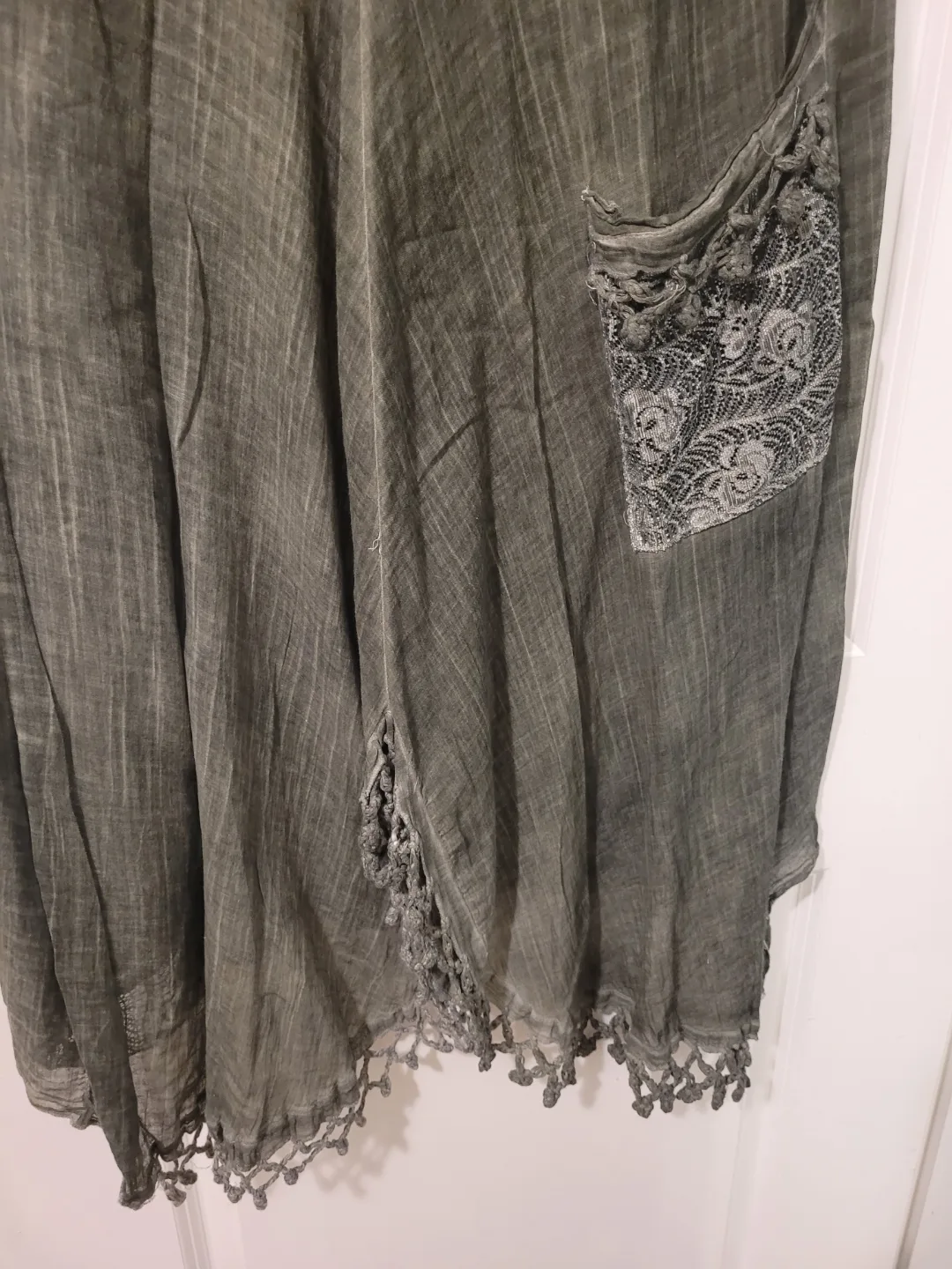 Milagro Women's Size 2 Olive Green Sundress image indicator(2)