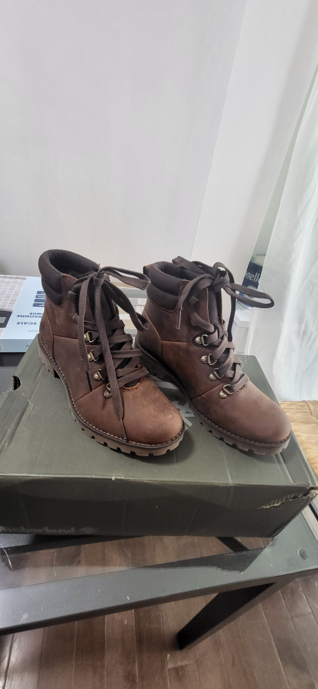 Brown Leather Timberland Hiking Boots - photo 3