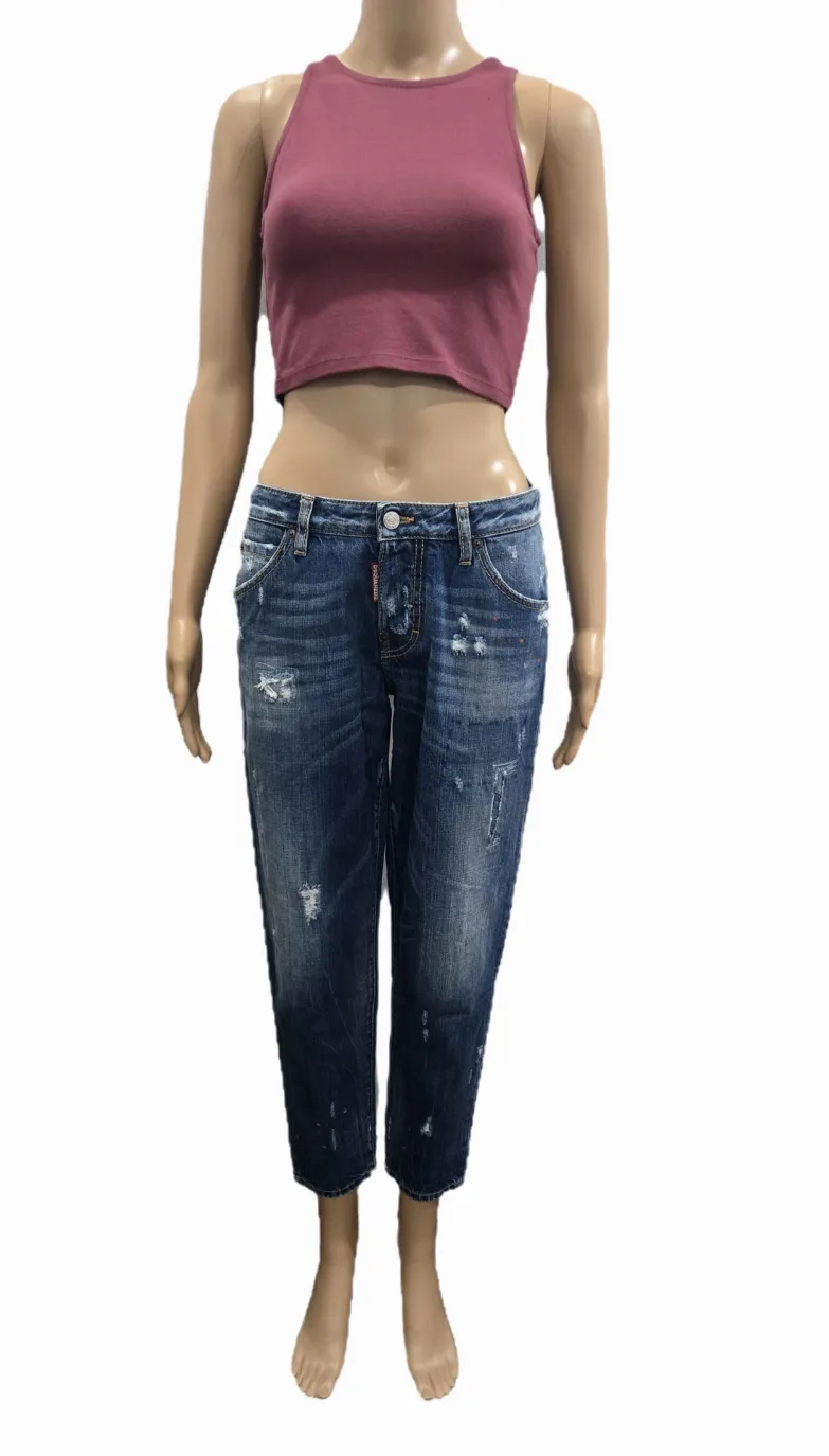 Women's Dsquared2 Hockney Jeans Size 2-4/24-25 image indicator(3)