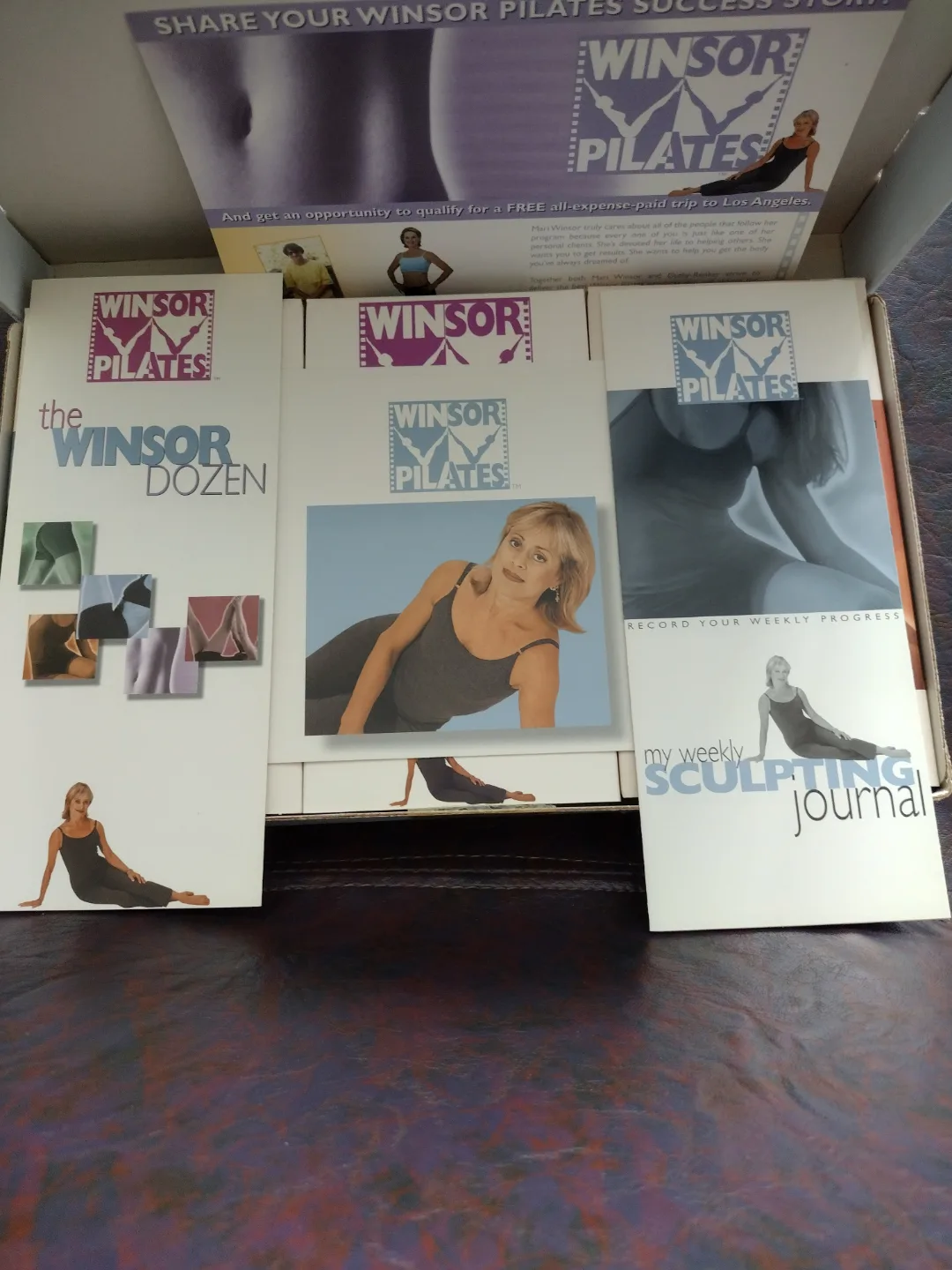 Vintage Windsor Pilates Workout VHS Set 💚 image indicator(3)