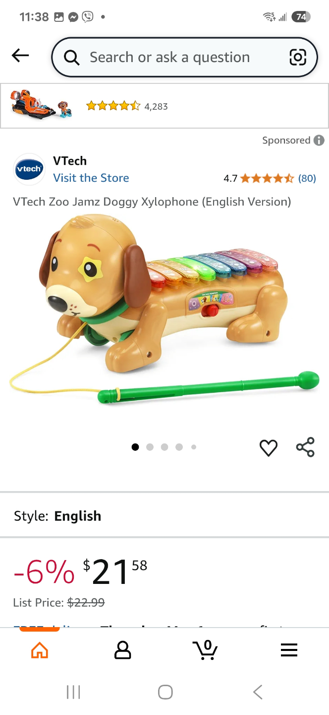 VTech Zoo Jamz Doggy Xylophone - photo 2