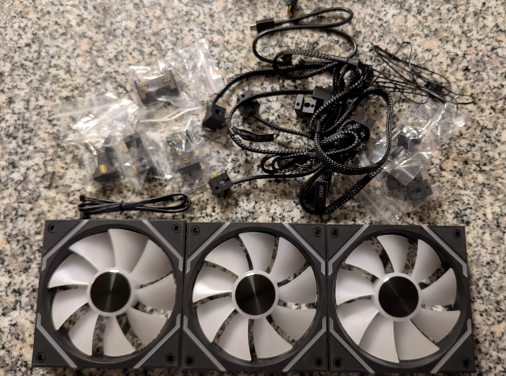 MSI MAG EZ120 ARGB Triple Fan Kit - photo 3
