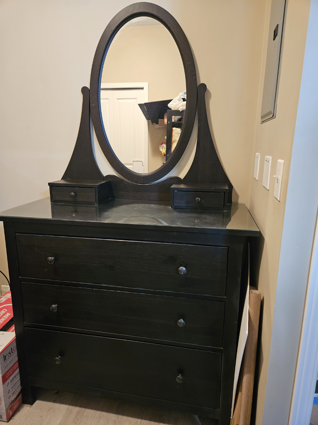 IKEA HEMNES Dressing Table with Mirror - photo 2